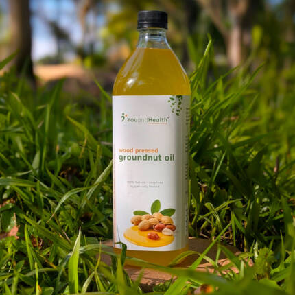 Wood-Pressed Groundnut Oil