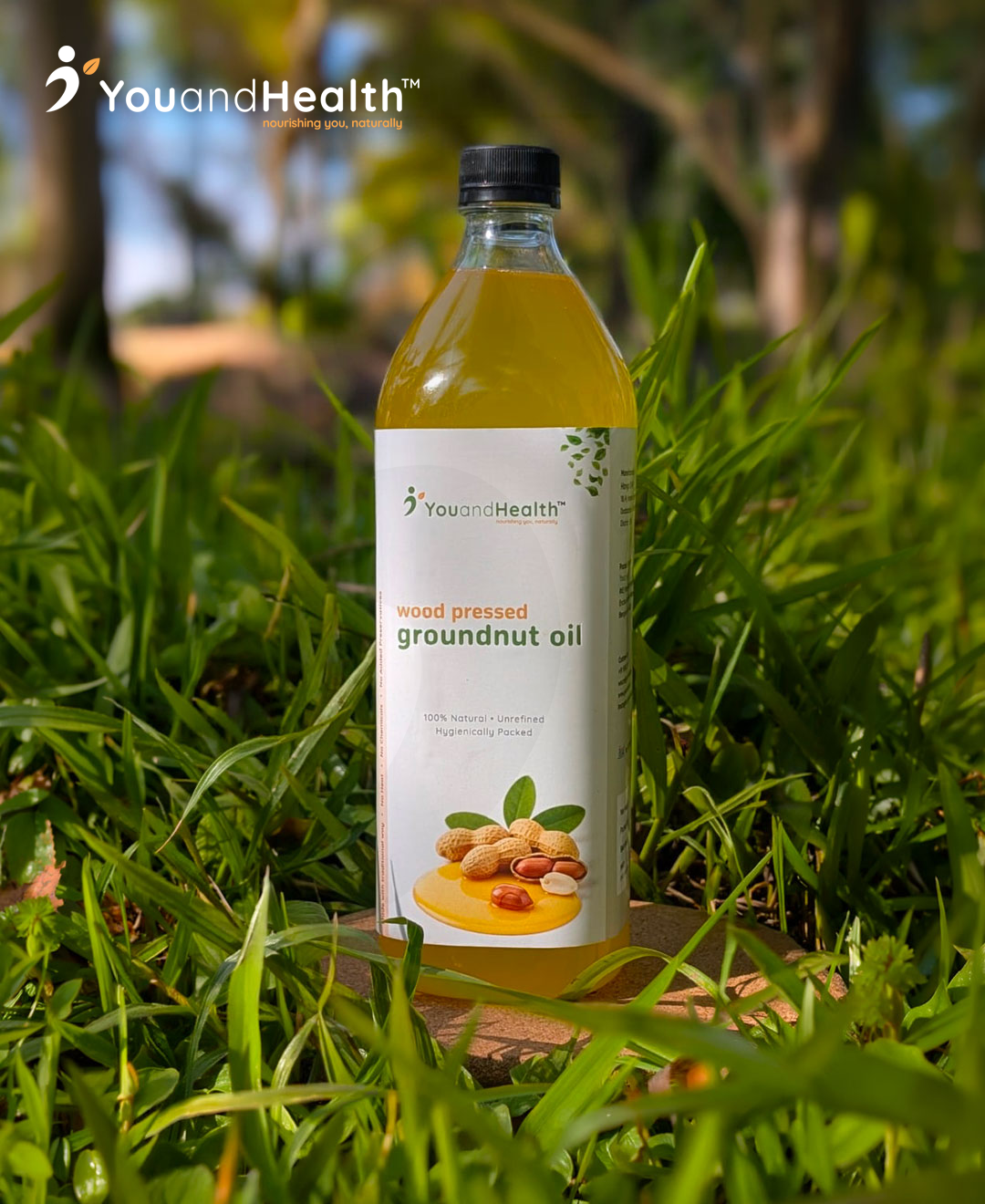 Wood-Pressed Groundnut Oil