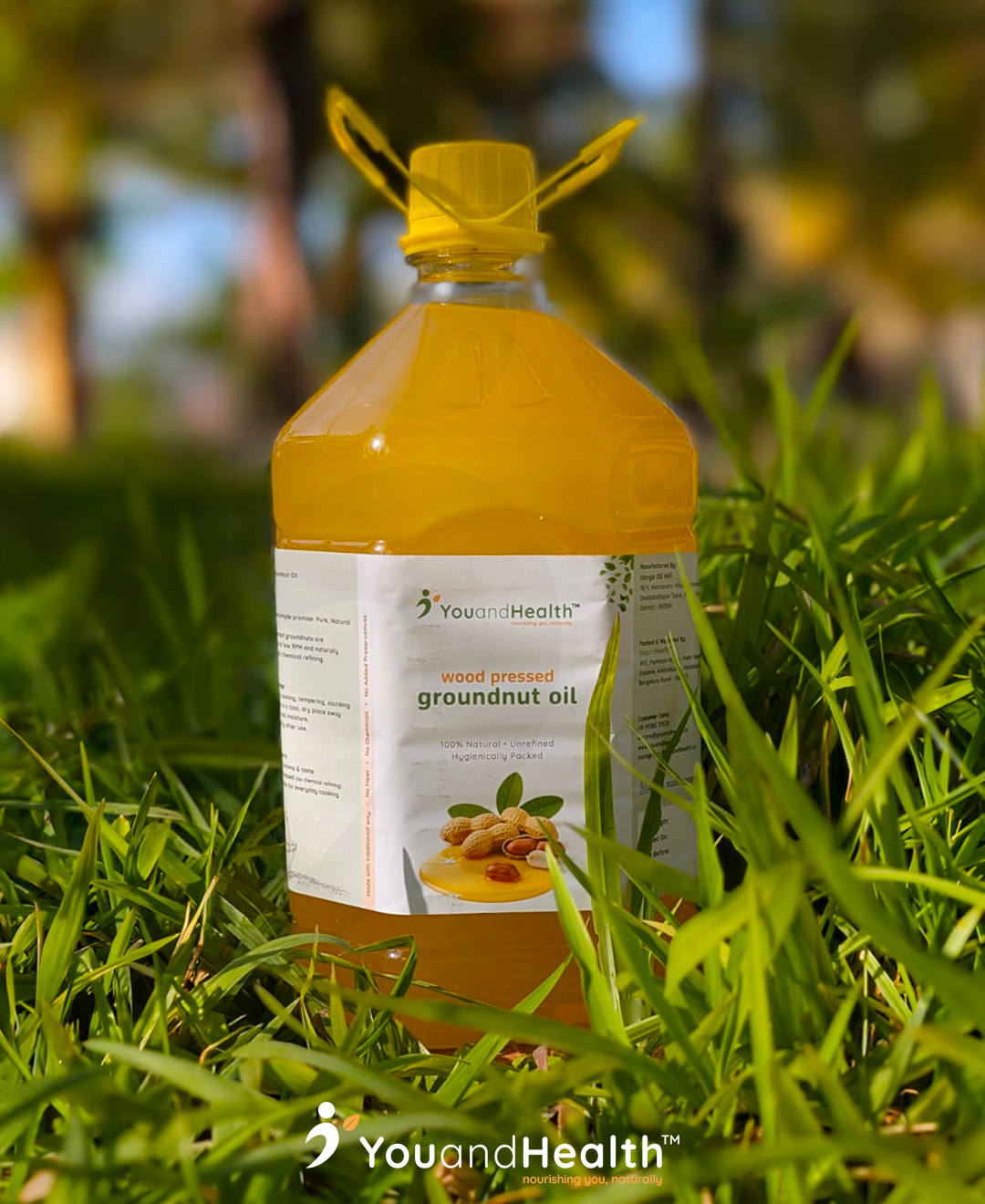 Wood-Pressed Groundnut Oil - Image 2